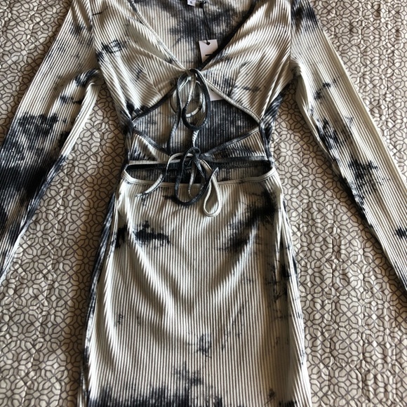 Charcoal Dye Dress - Picture 2 of 2